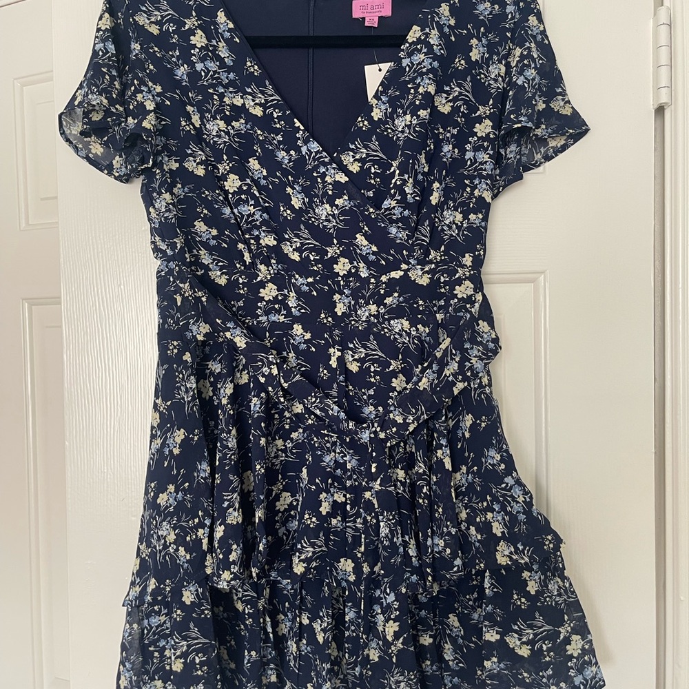 Floral Navy Dress